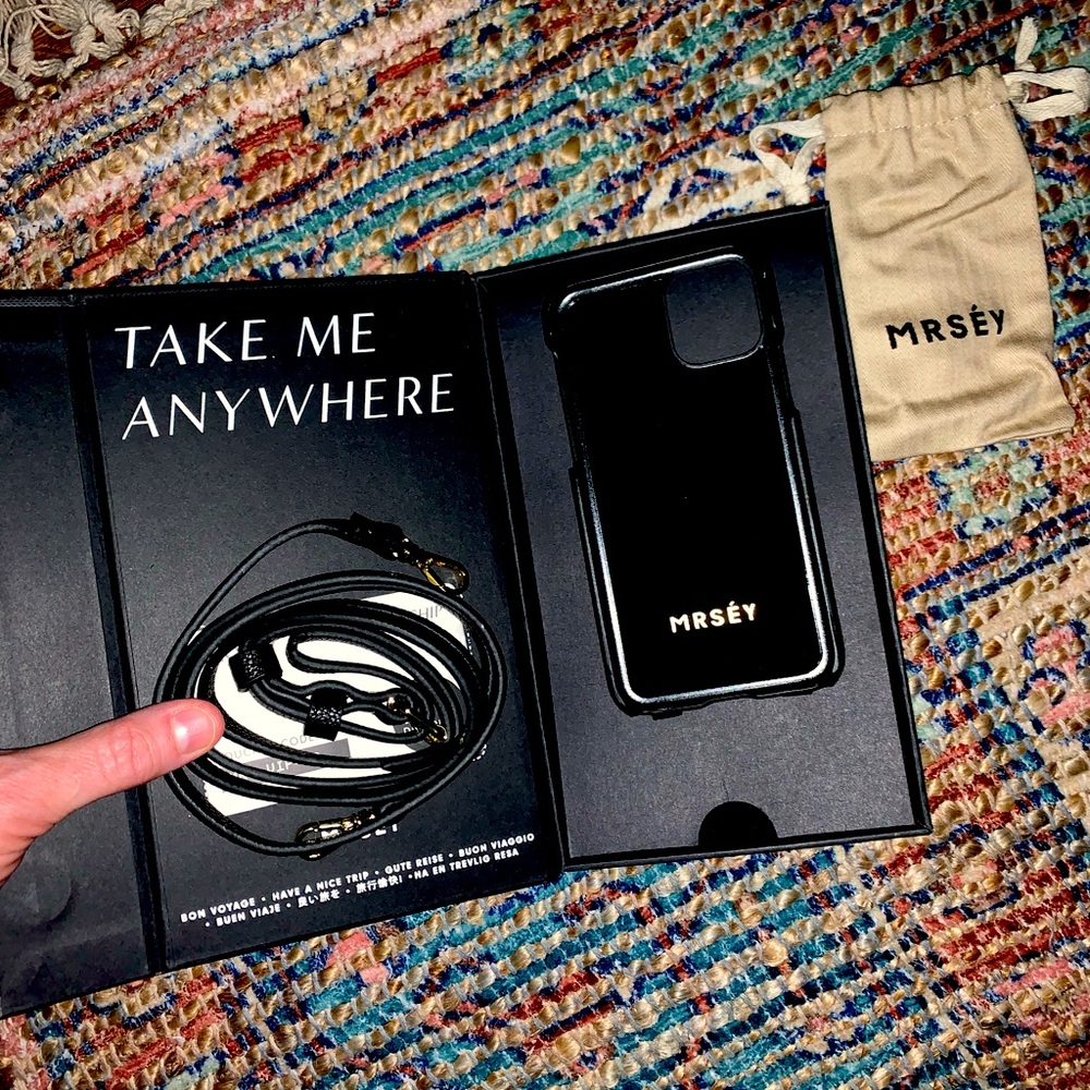 MRSEY iphone 11 case & crossbody strap